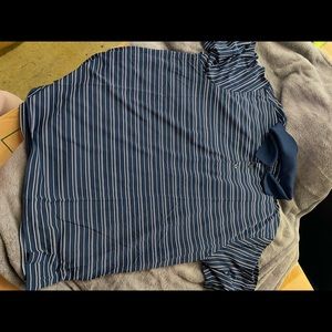 Men’s Blue striped polo